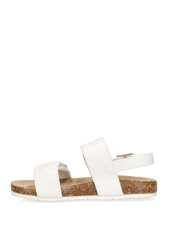 Botin campero calado mujer para fiesta LUNA color BEIGE Tacón medio ✓