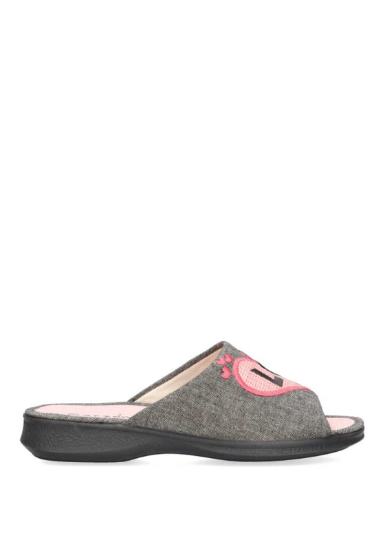 Zapatillas De Casa Garzón Con Velcro Para Hombre - Suatex Logo G Con Velcro