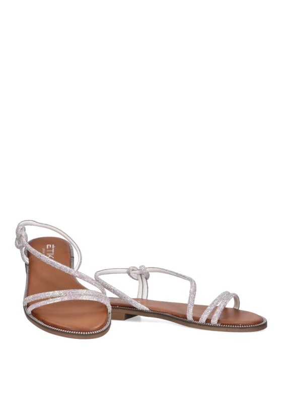 ETIKA Sandali con plateau - taupe/grigio talpa