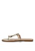 Botin elástico LUNA color BEIGE para mujer con Tacón medio