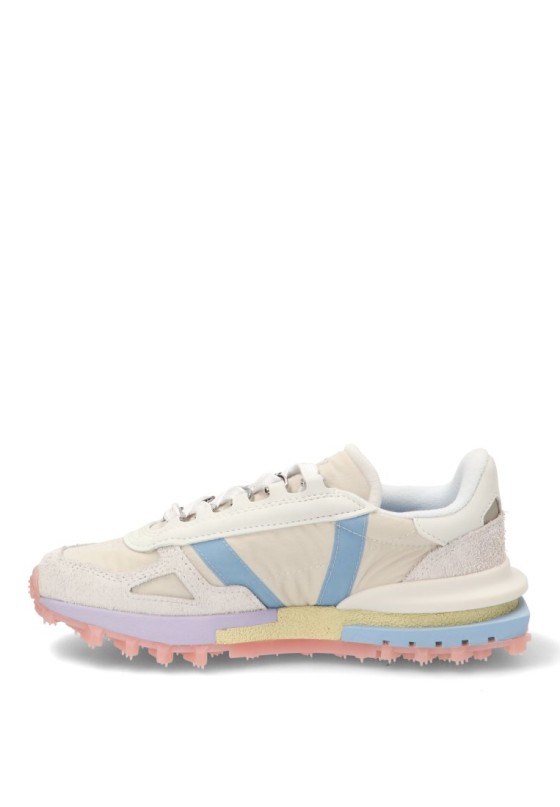 Botin militar de vestir ALMA EN PENA color BLANCO mujer Tacón medio