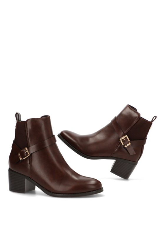 BOTA CAMPERA PIEL Mustang 52350 BEIGE - Luna Calzados y Complementos